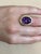 10 Carat Checker Board Amethyst Cocktail Ring in 14 Karat Yellow Gold For Sale - Image 18 of 18