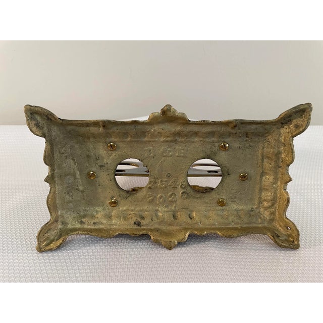 Metal 19th Century Antique Bradley Hubbard Brass Hunting Scene Letter Holder For Sale - Image 7 of 13