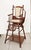Antique children's chair Children's rolling chair made in 1880/1900. Turned beechwood, restored, re-woven. Children's...