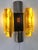 Space Age Yellow Acrylic and Chrome Wall Lights by Claus Bolby, 1970s, Set of 2 For Sale - Image 4 of 11