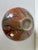 Vintage Handmade Brown Glazed Studio Pottery Vase With Abstract Drip Design – Signed For Sale - Image 9 of 11