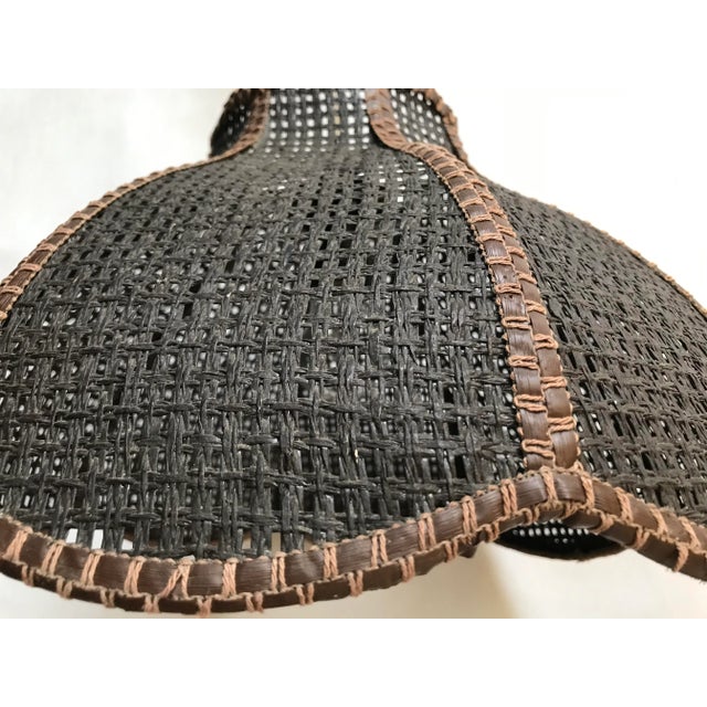 Pendant Light in Woven Thick Threads, 1970s For Sale - Image 6 of 17