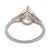 1950s French Gia 2.55 Carat Antique Pear Shape Diamond Platinum Engagement Ring, Size 7 For Sale In Los Angeles - Image 6 of 6
