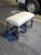 Venetian Style Polychrome and Gilt Hand Carved Wood Bench For Sale - Image 4 of 10