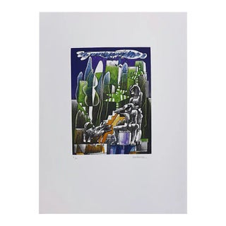 First Quarter Etching by Eugenio Chicano, 2000 For Sale