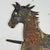 Late 19th Century 19th Century Salvaged Sheet Metal Weathervane Horse & Carriage For Sale - Image 5 of 12