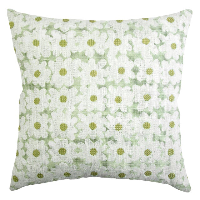 Contemporary Kevin O'Brien Daisy Pear 18" Performance Pillow For Sale - Image 3 of 3