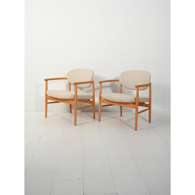Pluto Armchairs by Alf Svensson, 1950s, Set of 2 For Sale - Image 3 of 11