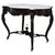 This oversized Rococo Revival turtle top table, dating to approximately 1880, features a white marble top set upon a...