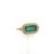 Green Natural Emerald and Diamond Ring 6.5 14k Y Gold 2.32 TCW Certified For Sale - Image 8 of 13