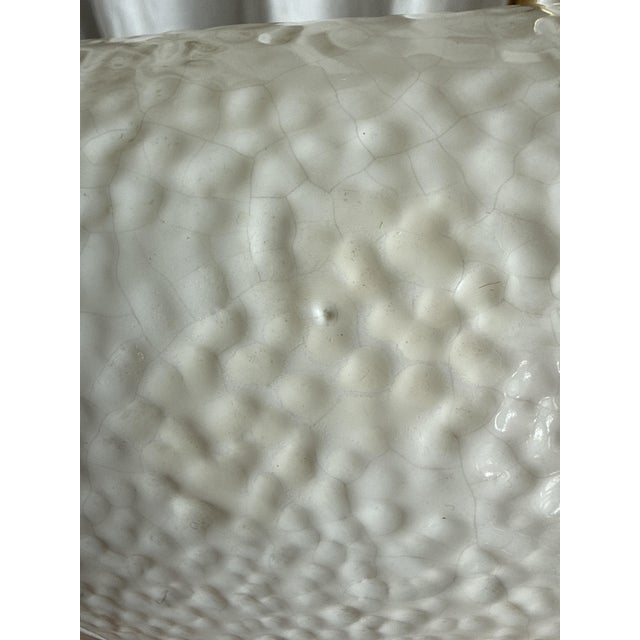 Brown Vintage Ceramic Sheep Table Lamp, Italy, 1970s For Sale - Image 8 of 15