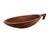 Offered is a very unique shaped teak wood snack bowl, scoop, trinket bowl, catchall. It is hand carved from a solid piece...