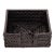 Artifacts Rattan Cocktail Napkin Holder with Cutout, Tudor Black For Sale In Houston - Image 6 of 6