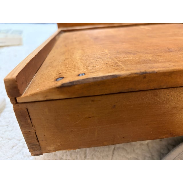 Mid 19th Century Mid 19th Century Civil War Era Pine Side Table For Sale - Image 5 of 7