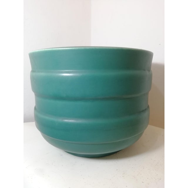 Large Futurist Vase by Giovanni Gariboldi for Richard Ginori San Cristoforo, Italy, 1930s For Sale - Image 4 of 14