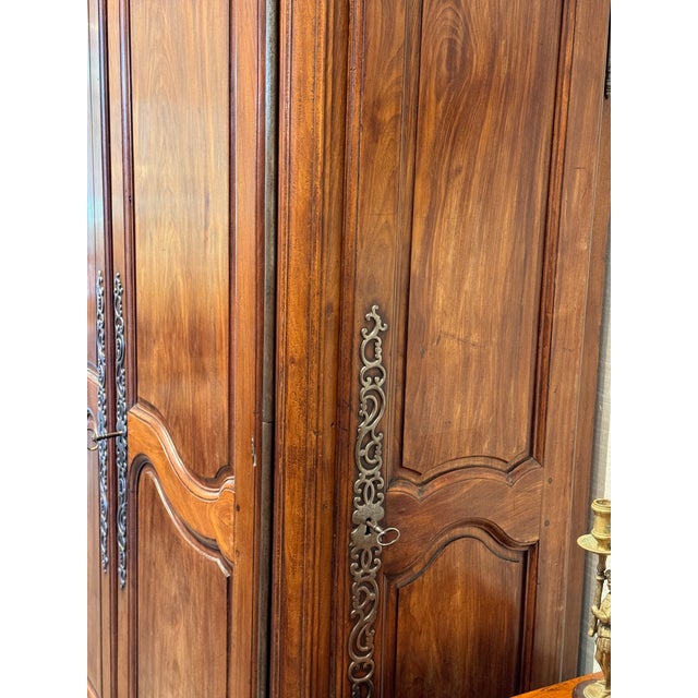 18th Century Louis XV Provincial Armoire For Sale - Image 10 of 14