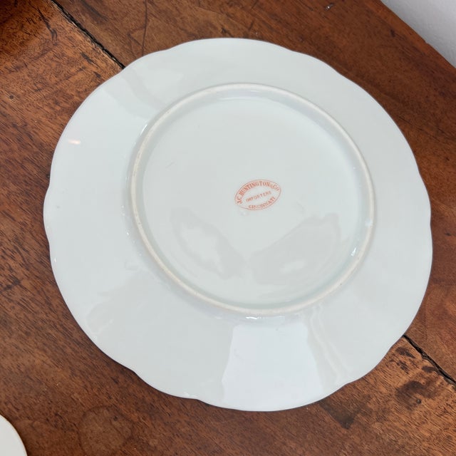 Late 19th Century French T&v (Tressemanes & Vogt Limoges 0plates- Set of 4 For Sale In Providence - Image 6 of 7
