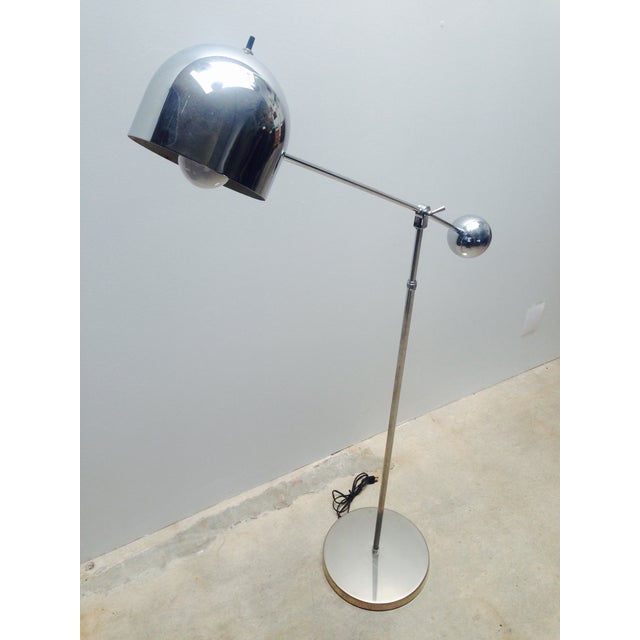 Mid Century Chrome Counterweight Floor Lamp Chairish