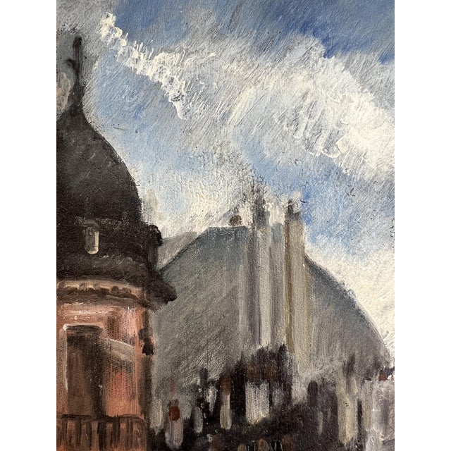 André Julien Prina, Maisons de Genève, 1962, Oil on Canvas, Framed For Sale - Image 7 of 17