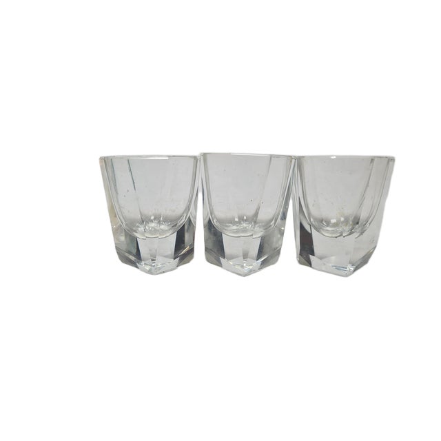 Art Deco Glasses, Poland, 1930s, Set of 3 For Sale - Image 10 of 10