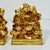 1980s Vintage Coastal Hollywood Regency Magnolia Gilt Bookends - A Pair. For Sale - Image 6 of 11