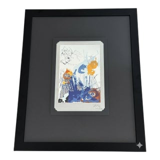 Salvador Dalí – "The Builder" (El Constructor) Rare 1970 .925 Sterling Silver Plated Serigraph Professions of Man Suite | Custom Gallery Framed For Sale