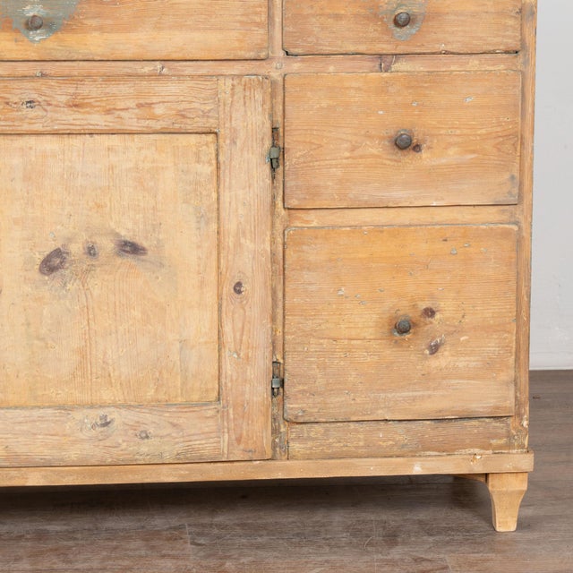 19th Century Swedish Rustic Pine Sideboard Console For Sale - Image 16 of 17