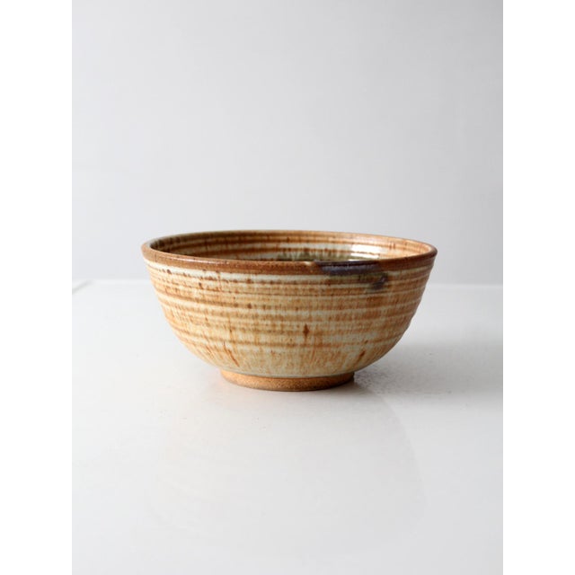 Vintage Handmade Studio Pottery Bowl For Sale - Image 6 of 15
