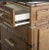 1980s Large Organic Coastal Faux Bamboo Rattan Chest / Commode / Cabinet For Sale - Image 5 of 7