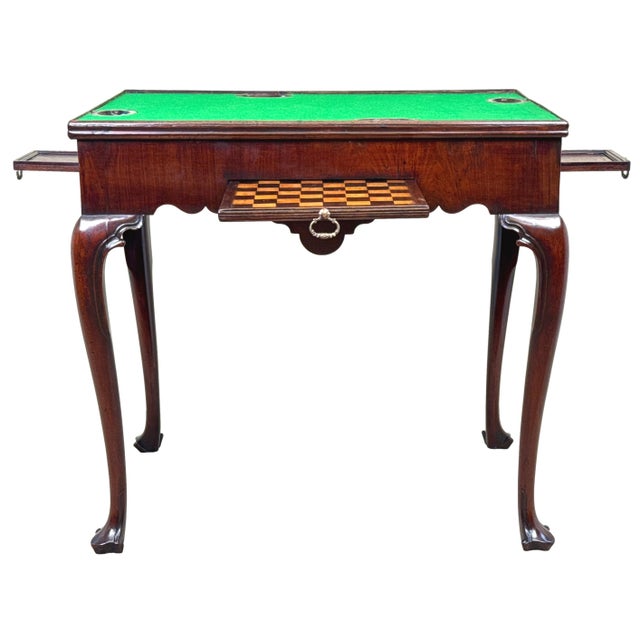 Mahogany Chess and Backgammon Games Table, 1735 For Sale - Image 17 of 18