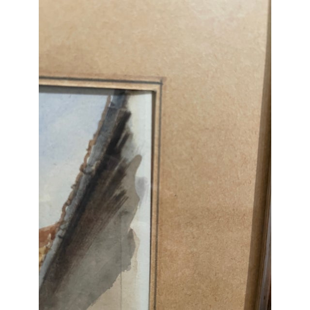 Late 20th Century “Cattedrale Di Santa Maria Del Fiore” Watercolor Street Scene, Signed Rino Golinelli For Sale - Image 12 of 12