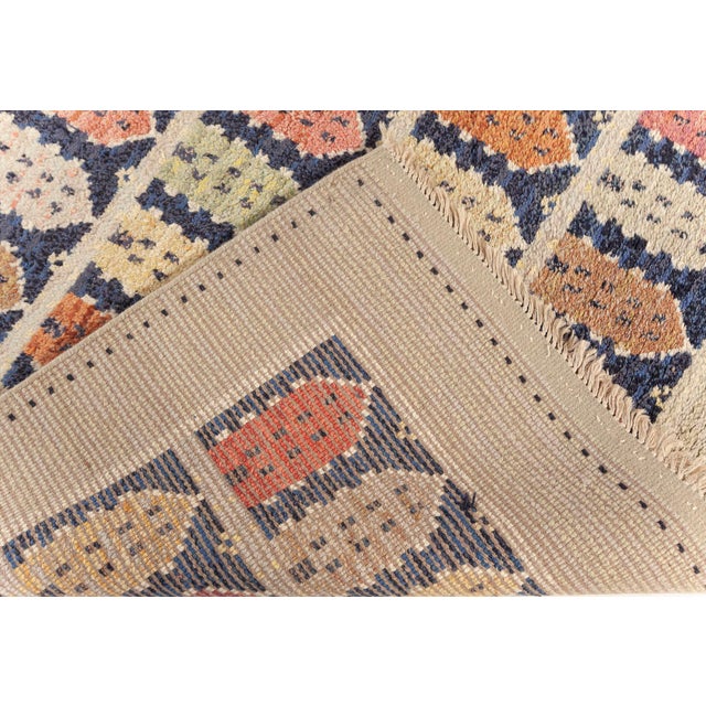 Doris Leslie Blau Rare Vintage Swedish 'Townhouse' Rug For Sale - Image 9 of 9