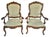 Cream Mid-18th Century Venetian Rococo Armchairs, Carved Walnut, Italy For Sale - Image 8 of 12