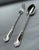 1980s A Pair of Silver Large Serving Spoon & Fork, La Regence For Sale - Image 12 of 14