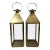 Brass Lantern or Candleholder for Garden or Indoor, a Pair For Sale