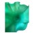 Late 20th Century Green and White Art Glass Vase, Ruffled Handkerchief Rim, Hollywood Regency Cased Glass Statement Centerpiece For Sale - Image 5 of 7