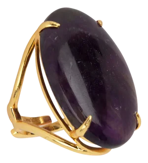 Celine Ring, Purple, Size 6