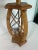 70s Rattan Lamp With Twist Detail For Sale - Image 4 of 6
