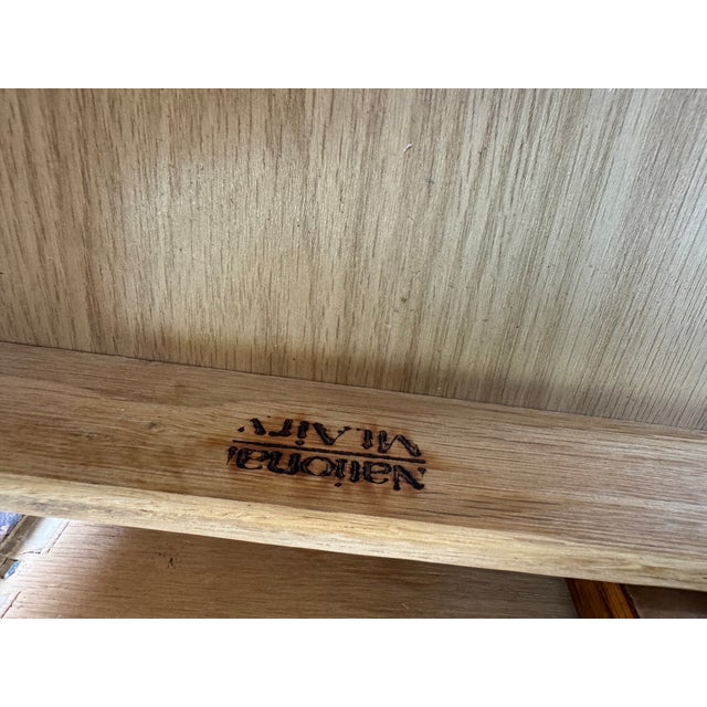 Brown 1970’s Hollywood Regency Military Campaign Style Executive Desk With Brass Hardware For Sale - Image 8 of 12