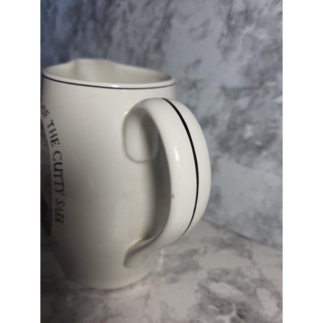 1990s 1990s Cutty Sark Nautical Transferware Pitcher For Sale - Image 5 of 13