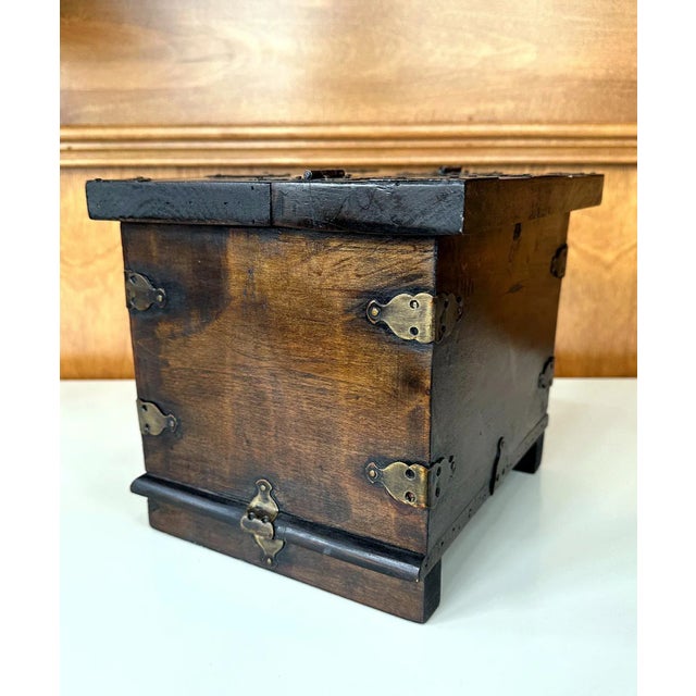 Antique Korean Small Wood Box Joseon Dynasty For Sale - Image 11 of 12