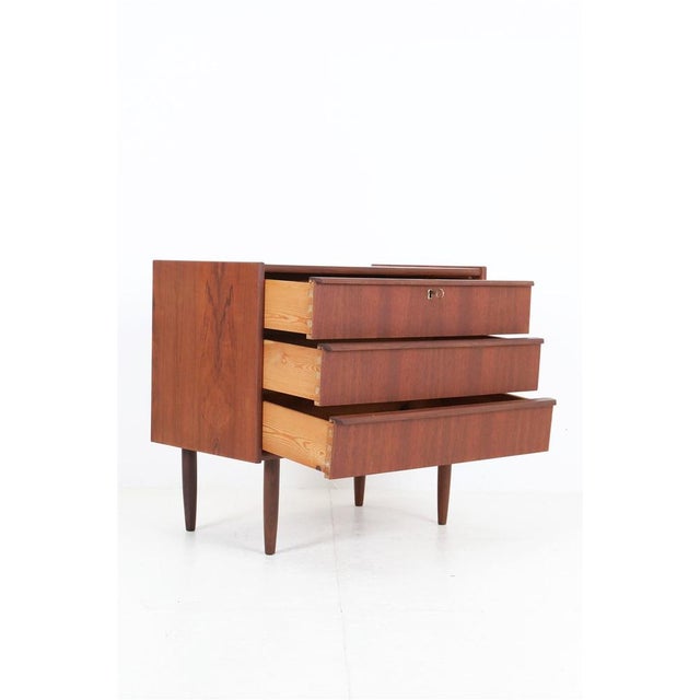 Mid-Century Modern Mid-Century Modern Danish Teak Chest of Drawers, 1960s For Sale - Image 3 of 18