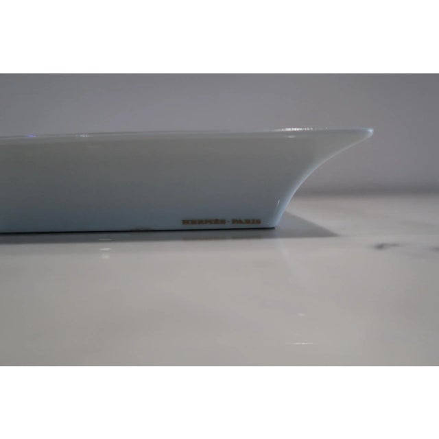 Ceramic Porcelain Ecuries Ashtray from Hermès For Sale - Image 7 of 7
