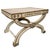 1960 Neoclassical Regency Style Burl Walnut & Painted Curule Accent Tables by Heritage - Pair For Sale - Image 11 of 15