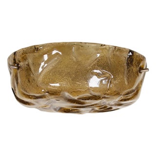 Amber Glass Ceiling Lamp from RZB Leuchten, 1970s For Sale