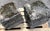 Pair of 1970s Cement Garden Pillow Stack Seats From France For Sale In Dallas - Image 6 of 11