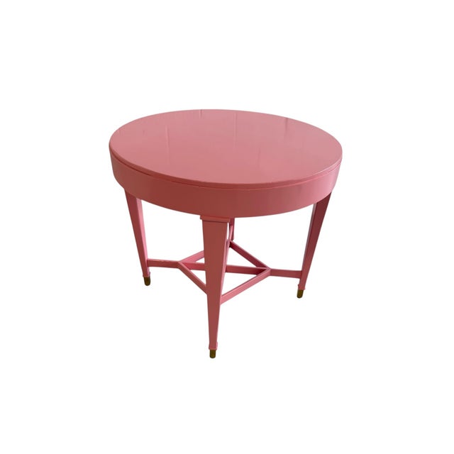 Transitional Baker Milling Road Accent Table For Sale - Image 3 of 7