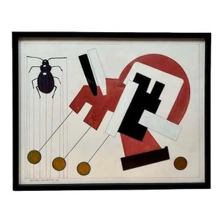 Christopher Mark Brennan Mixed-Media of a Spider For Sale
