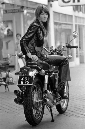 Francoise Hardy' Contemporary Archival Black and White Photograph Print From the Original Negative by Reg Lancaster - 20x30