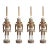 Gelsey Nutcracker at Halt Hanging Ornaments, Set of 4 For Sale